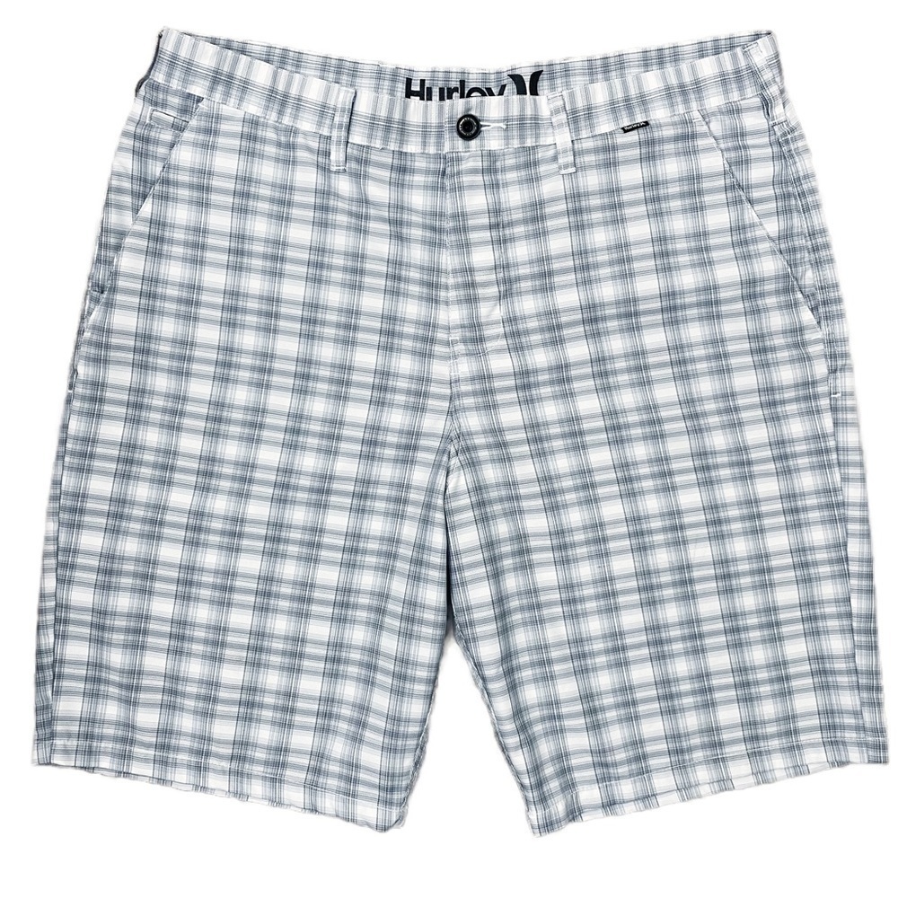 HURLEY Nike DriFit plaid shorts Mens size 36